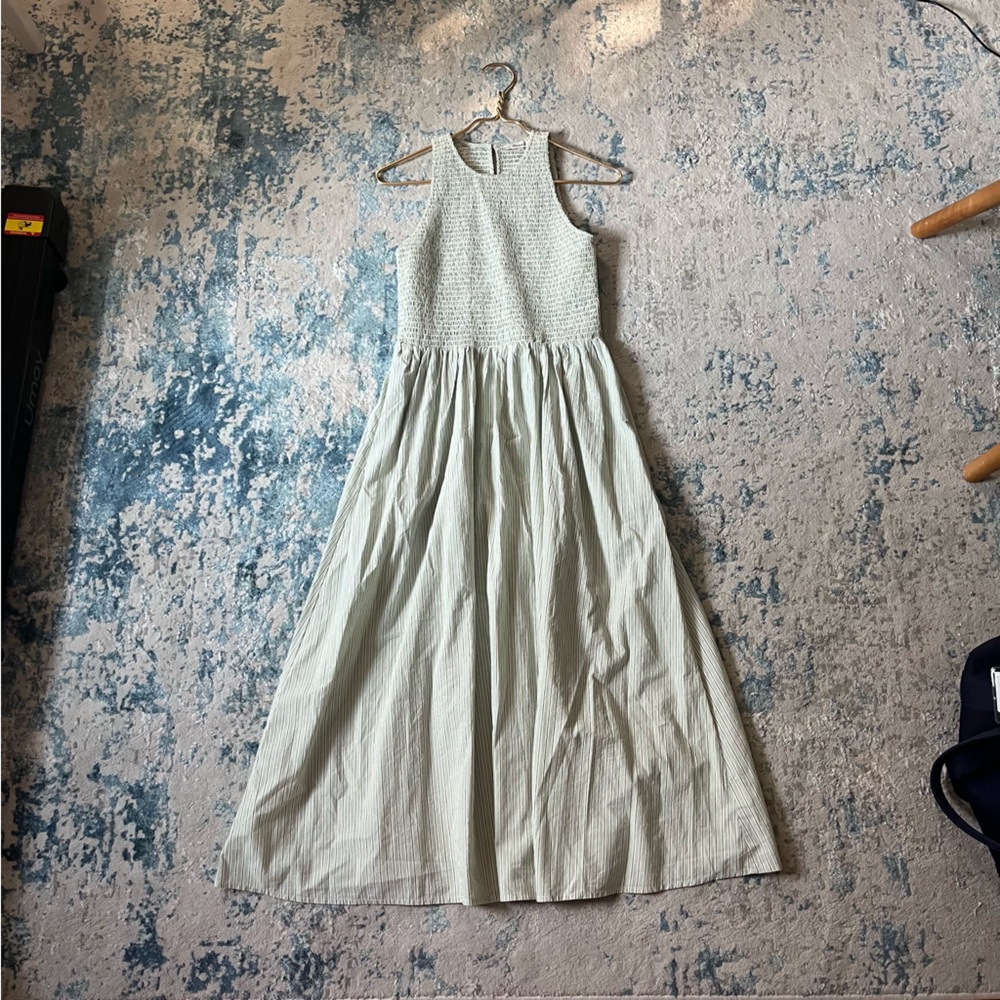 The Melody Smocked Midi Dress from Madewell